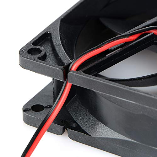 Movilideas Ventilador de 90 mm por 90 mm por 25 mm 9025 DC 12 V rodamiento de Bolas sin escobillas Refrigeración Ventilador 2pin (9025 12V.)
