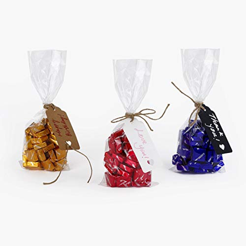 Mr-Label Etiquetas de papel kraft para regalo, etiquetas para colgar con un bonito corazón hueco, para boda, Navidad, marcapáginas, con cuerda de yute gratis (100 unidades), color negro