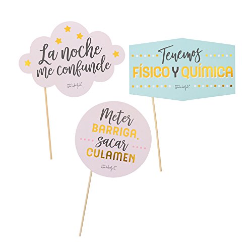Mr; Wonderful Woa08938Es Accesorios Mr; Wonderful Para Photocall - Mensajes, 20X0.5X31 Cm