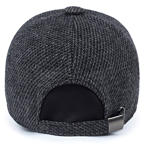 MRACSIY Gorra de béisbol para Hombre Gorras de Invierno 57-61cm (Gris)