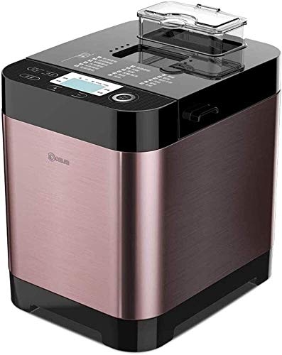 Mr.T Máquina de Pan Breadmaker máquina de Pan hogar automático Inteligente Multifuncional Pan del hogar y de Las pastas Máquina-Oro máquina de Pan Digital (Color : B)
