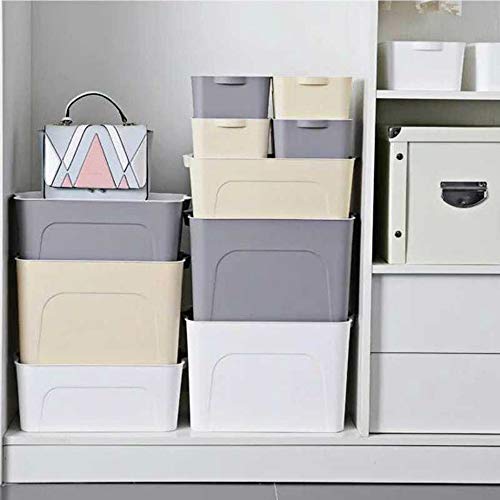MSNLY Escritorio Joyas y cosméticos Caja de Almacenamiento de Escritorio Tipo de cajón Artículos pequeños Caja de Almacenamiento organizadora Mini Estante de plástico.