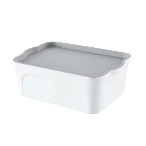 MSNLY Escritorio Joyas y cosméticos Caja de Almacenamiento de Escritorio Tipo de cajón Artículos pequeños Caja de Almacenamiento organizadora Mini Estante de plástico.