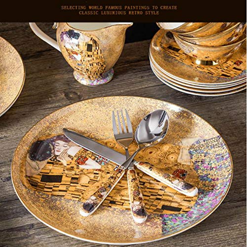 MSNLY Romántico Juego de té de la Tarde nórdica Hueso China Taza de café platillo Moderno hogar cerámica Europea pequeño Juego de café Traje Taza de café Set Taza