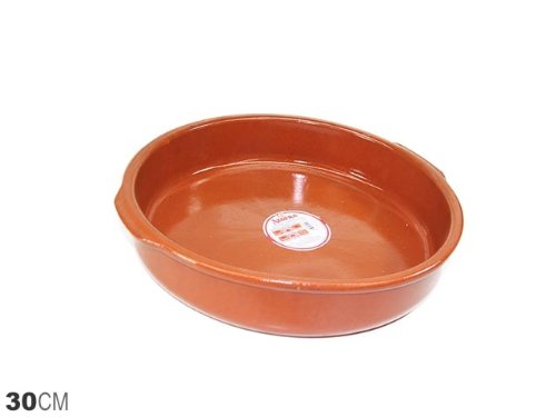 Mundigangas - Cazuela Barro reflactario 30 cm.