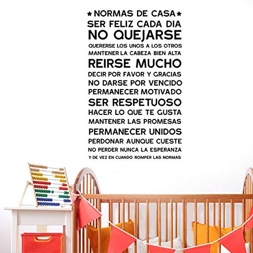 Naisidier Inglés Carta Citas de Vinilo Etiqueta de la Pared Decal extraíble para la Sala de Estar Ministerio del Interior de Papel Mural de Bricolaje Adhesivos 1PC
