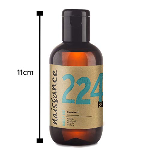 Naissance Aceite Vegetal de Avellana - 100% puro, refinado, vegano y no OGM - 100ml