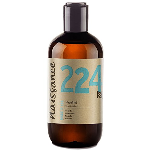 Naissance Aceite Vegetal de Avellana - 100% puro, refinado, vegano y no OGM - 250ml
