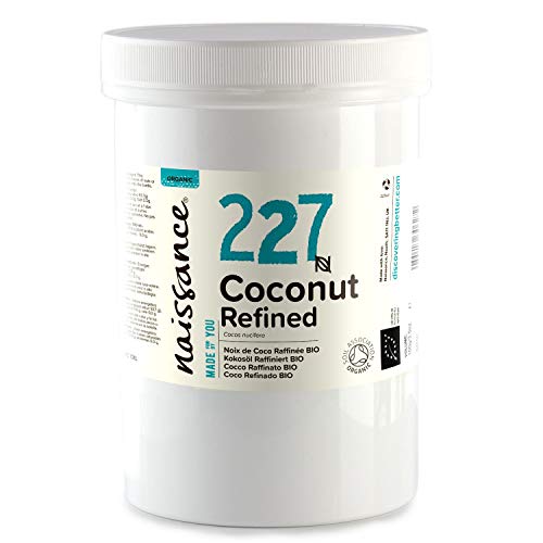 Naissance Coco Refinado BIO Sólido - Aceite Vegetal Prensado en Frío 100% Puro - Certificado Ecológico - 500g