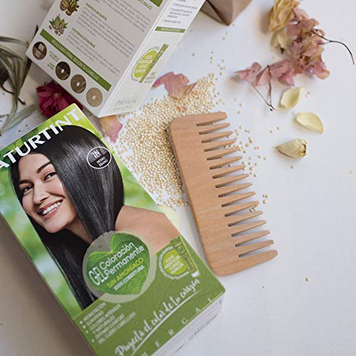 Naturtint Coloración 7.34 Avellana Luminoso - 100% Cobertura de canas y Hidratación, Ingredientes Vegetales, Color Natural y Duradero, Tinte Sin Amoniaco, Parabenes, Siliconas – 170ml