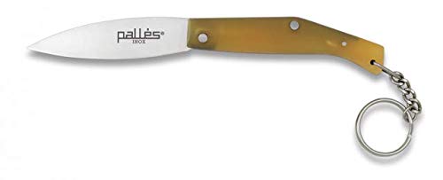 Navaja Nº 000 ABS INOX inoxidable Llavero 5 cm para Caza, Pesca, Camping, Outdoor, Supervivencia y Bushcraft Pallares Pallés 01618 + Portabotellas de regalo