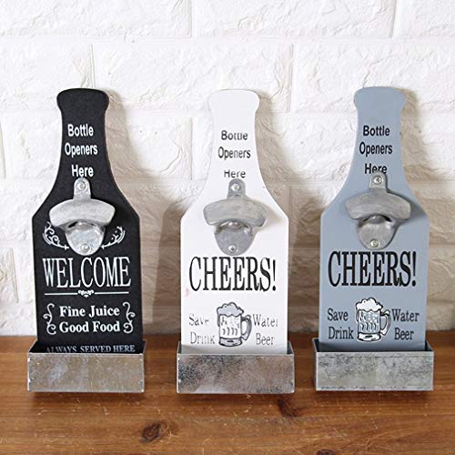 Ndier - Abrebotellas de cerveza para decorar la pared, cafetería, bar, restaurante, decoración de pared, cocina, gadget