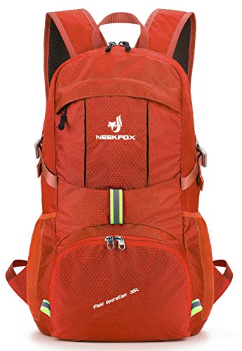 NEEKFOX Mochila Ligera y compacta para Viaje, Excursionismo o Uso Diario, Mochila para Acampar Plegable de 35 L, Mochila Deportiva Ultraligera para Exteriores