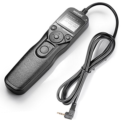 Neewer® LCD Temporizador Disparador a Distancia de Control Remoto para Canon 700D/T5i, 650D/T4i, 550D/T2i, 500D/T1i, 350D/XT, 400D/XTi, 1000D/XS, 450D/XSi, 60D, 100D, y Pentax