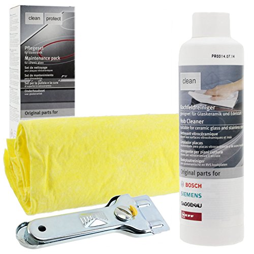 NEFF Original - Kit de limpieza de vitrocerámica y vitrocerámica