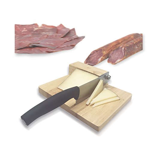 NERTHUS FIH 102 - Guillotina y tabla de Corte Queso, Embutidos, Frutas y Verduras