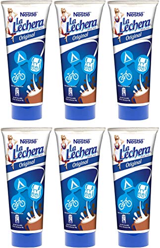 Nestlé La Lechera Leche Condensada - Tubo de leche Condensada - Caja de 6 x 170 g