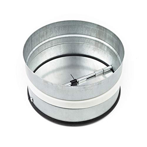 neverest RKI 100 mm Válvula Antirretorno Reduce el Ruido y Evita el Aire Frío por Tubo de Ventilación