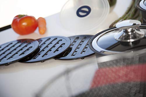 NEWCHEF Batería de Cocina de Aluminio Fundido, 27 piezas, Juego de Utensilios de Cocina Antiadherentes, con Protectores de Silicona, Apto para Cocinas de Inducción, Libre PFOA