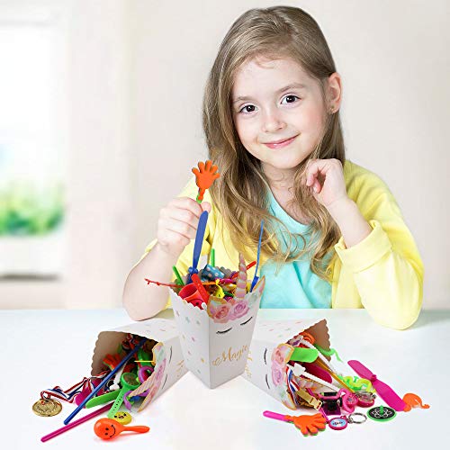 nicknack Goodie Bag Fillers para niños, 120PCS Prize Box Fillers, Regalos de Fiesta de cumpleaños Surtidos para niñas, premios de Carnaval, premios de Clase
