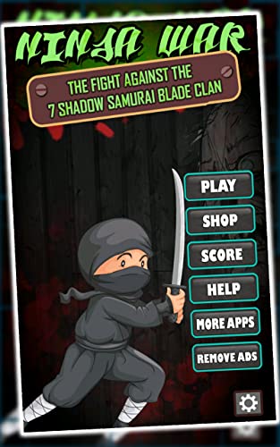 Ninja War : la lucha contra el 7 sombra hoja samurai clan - edición gratuita