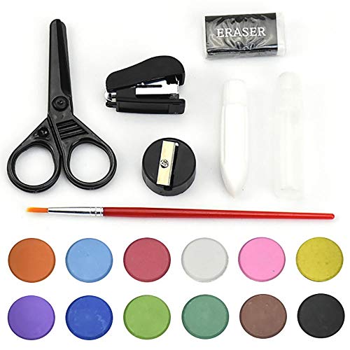 Niños para Dibujar Juego de Pintura Proveedores de Arte Cepillo de la Acuarela Conjunto De Vibrante marcadores Dibujo caligrafía y Escritura Colores Vivos y Brillantes