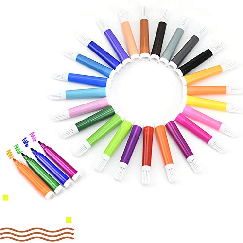 Niños para Dibujar Juego de Pintura Proveedores de Arte Cepillo de la Acuarela Conjunto De Vibrante marcadores Dibujo caligrafía y Escritura Colores Vivos y Brillantes