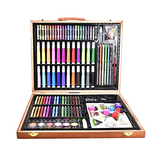 Niños para Dibujar Juego de Pintura Proveedores de Arte Cepillo de la Acuarela Conjunto De Vibrante marcadores Dibujo caligrafía y Escritura Colores Vivos y Brillantes