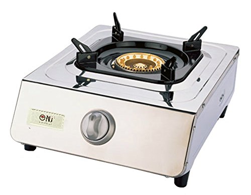 NJ NGB-100 Estufa de gas portátil 1 quemador Wok acero inoxidable 3.8kW al aire libre