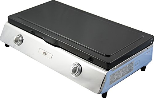 NJ NSD-2C estufa de gas 2 quemadores portátil para interiores LPG 70 cm doble anillo caravana cocina WOK 7.2kW
