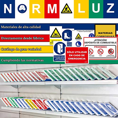 Normaluz RD41019 - Cartela PVC Prohibido El Paso