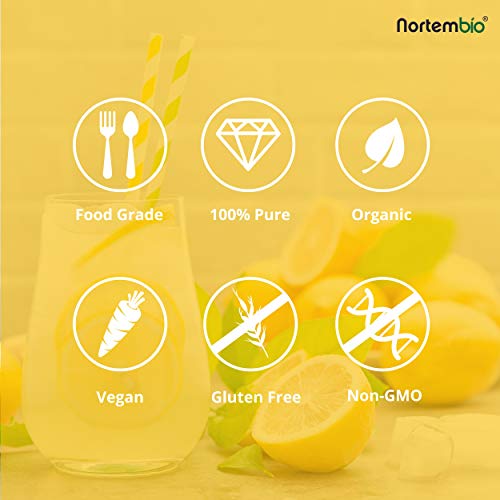 Nortembio Ácido Cítrico 500g. Grado Alimentario. Insumo Ecológico. Polvo, 100% Puro. Producto CE.