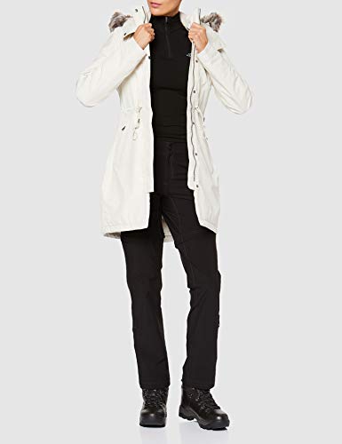 North Face Zaneck Parka - Chaqueta para Mujer, Blanco (Vintage White), L
