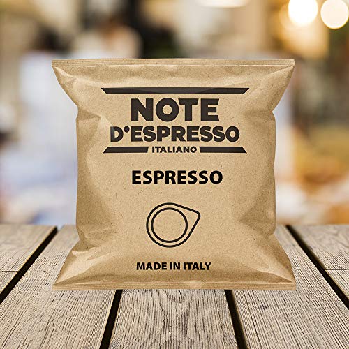 Note D'Espresso - Bolsitas de café expreso monodosis, 7 g (caja de 150 bolsas de papel)