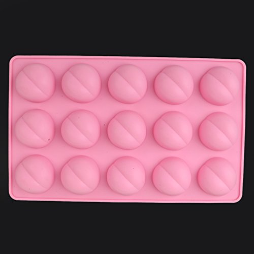 Novedad de Peto Trasero Culo Bollo de Chocolate Pastel de Bandeja Molde de Gelatina de Silicona de 15 Cuadrículas