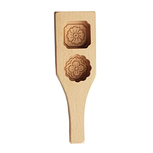 Nubstoer - Moldes de Madera para Magdalenas, diseño de Pastel de Calabaza, Color Verde