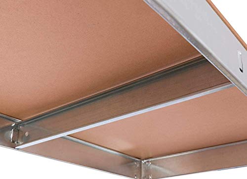 Nyana Home | Set de 2 Estanterías Metálicas Galvanizadas | 875Kg 5 Baldas | Medidas 180 x 90 x 40cm