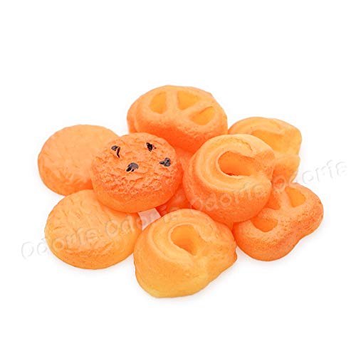 Odoria 1/12 Miniatura 10Pz Galletas y 2Pz Cajas de Lata Cocina Accesorio para Casa de Muñecas