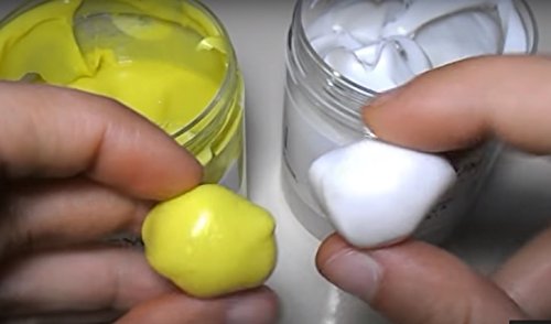 Offre spe' ciale. Masilla Epoxy Transparente – Gr 800 + goma de silicona en pasta "I-Gum Gr 500