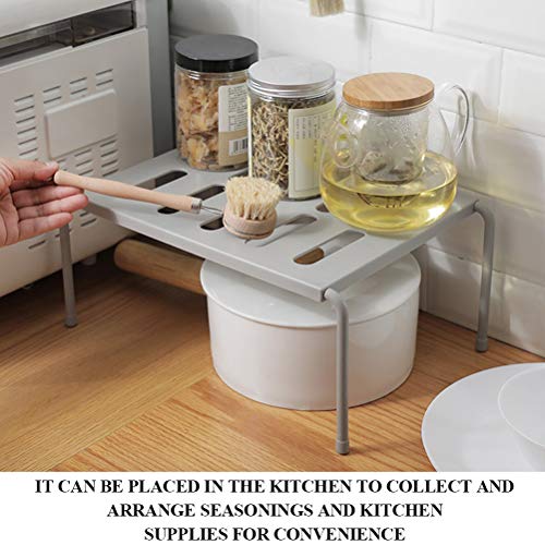 OFNMY Estante para Armario Retráctil Multifunción Ajustables 36-69cm para Organizador de Cocina, Baño, Maquillaje, Escritorio,etc