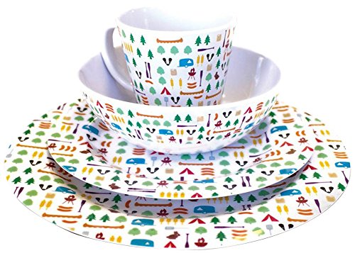 Olpro  berrow Hill 16 Piece Melamine Multicolor
