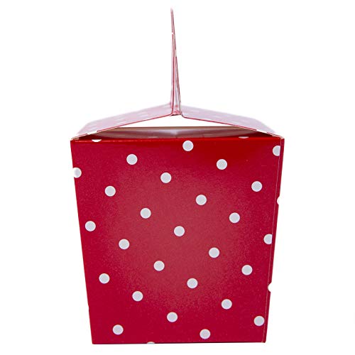 One More - 24 Cajas individuales para cupcakes con asa y ventana de PVC
