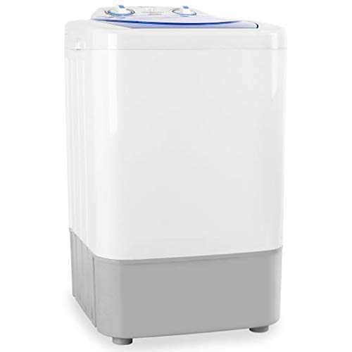 Oneconcept SG002 Camp Edition - Mini-Lavadora, Capacidad de 2,8 kg, Potencia de 250 W, Programador para lavado, Bajo Consumo energético y de Agua, Lavadora para Camping, Ideal para Estudiantes, Blanco