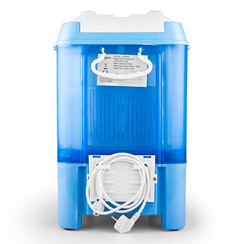 Oneconcept SG003 Camp Edition - Mini-Lavadora y centrifugadora, Capacidad de 2,8 kg, Potencia de 180 W, Bajo Consumo energético y de Agua, Lavadora para Camping, Ideal para Estudiantes