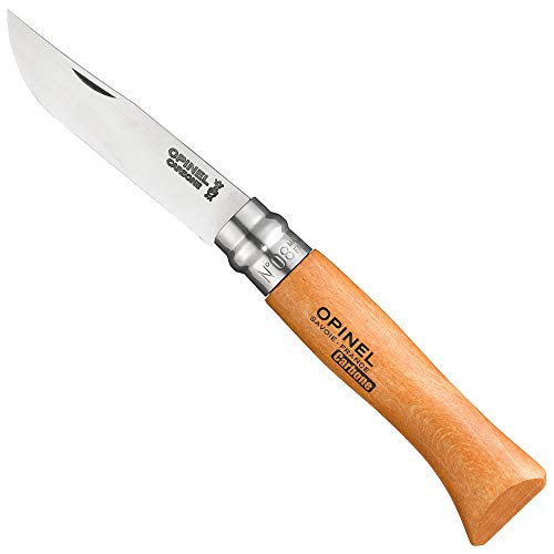 Opinel O000815 Estuche N°08 Carbono + Vaina Alpina Deporte