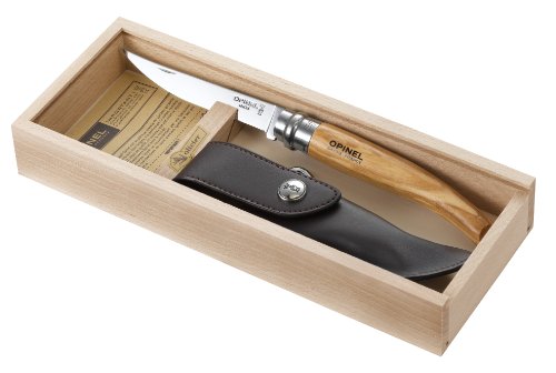Opinel O001090 Estuche Afilado N°10, Acero Inoxidable, marrón, L