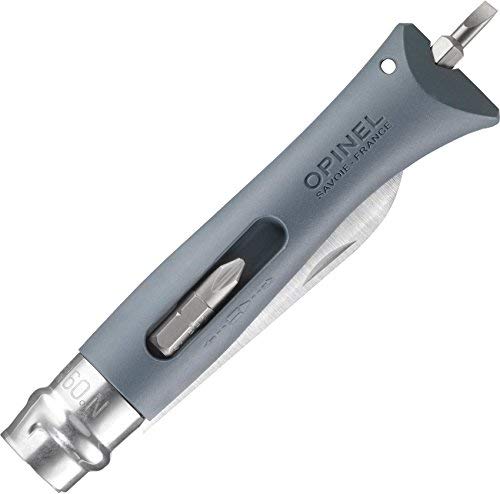 Opinel O001792 Cuchillo N°09, Gris, M
