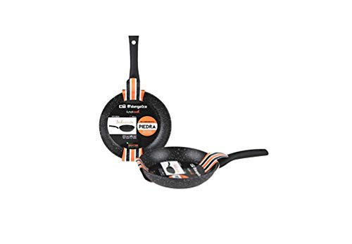 Orbegozo SFB 8028 Sartén de Aluminio Forjado, 28 cm, Negro