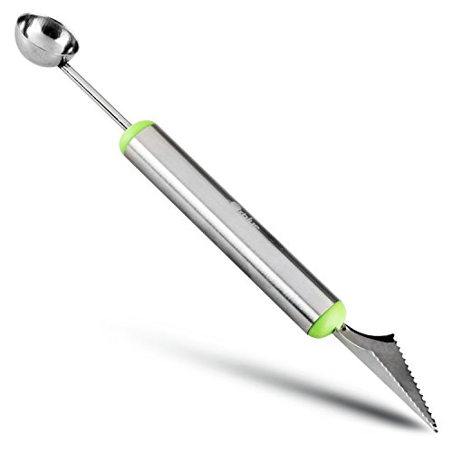 ORBLUE Cuchara para melón de doble uso en acero inoxidable