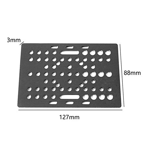 ORETG45 Perfil riel Lineal Placa pórtico para máquina enrutador CNC Piezas Repuesto Herramienta extrusión 20-80 mm Tablero Ranura en V Duradero Impresora 3D Universal Aluminio